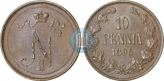 10 пенни 1896 года