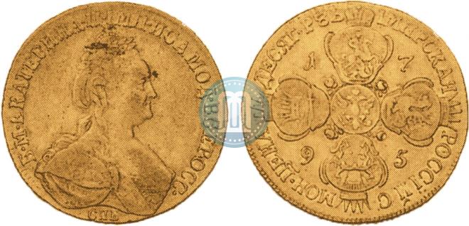 10 roubles 1795 year