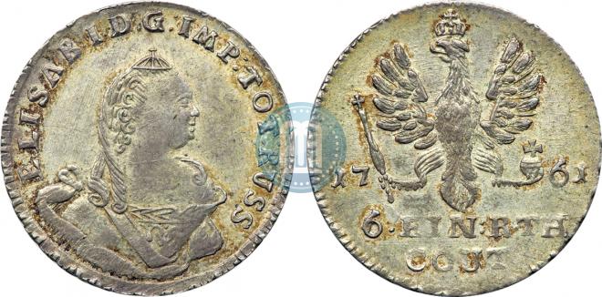 1/6 талера 1761 года