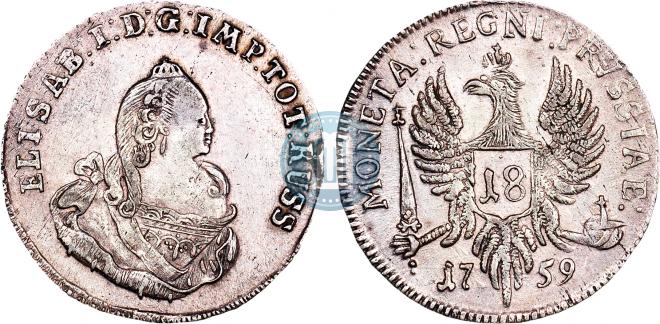 18 groszy 1759 year