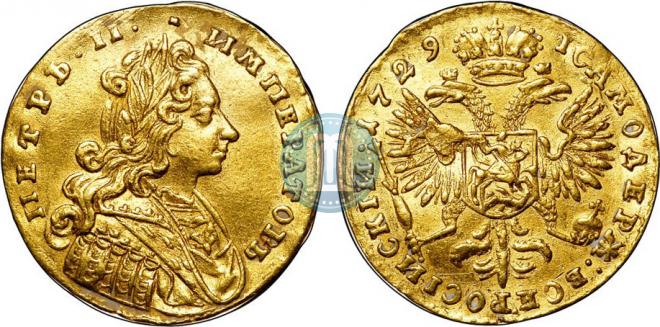 1 ducat 1729 year