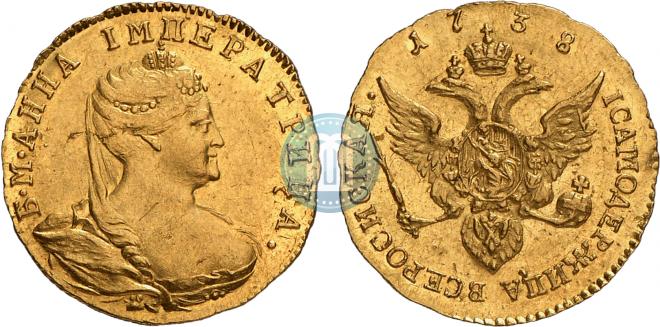 1 ducat 1738 year