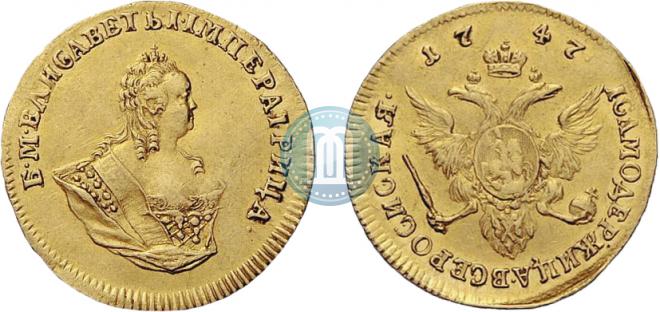 1 ducat 1747 year
