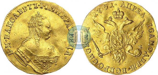 1 червонец 1751 года