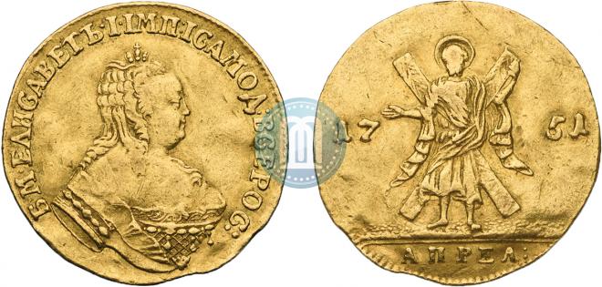 1 ducat 1751 year