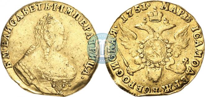1 ducat 1751 year