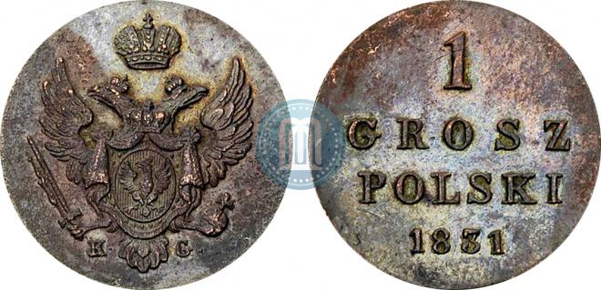 1 grosz 1831 year