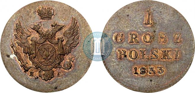 1 grosz 1833 year