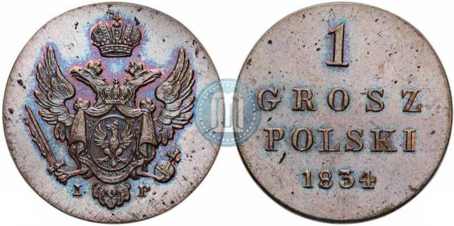 1 grosz 1834 year