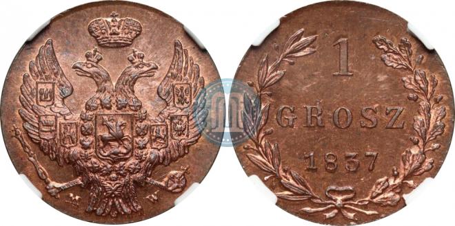 1 grosz 1837 year