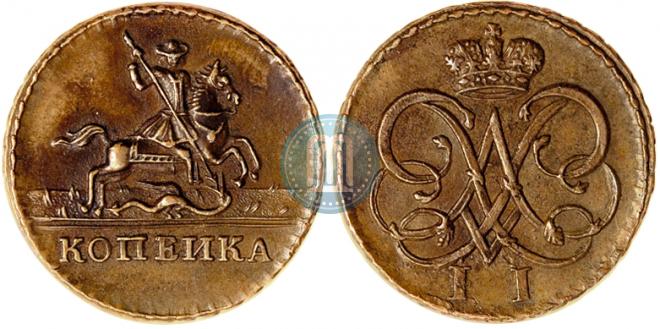 1 копейка 1727 года