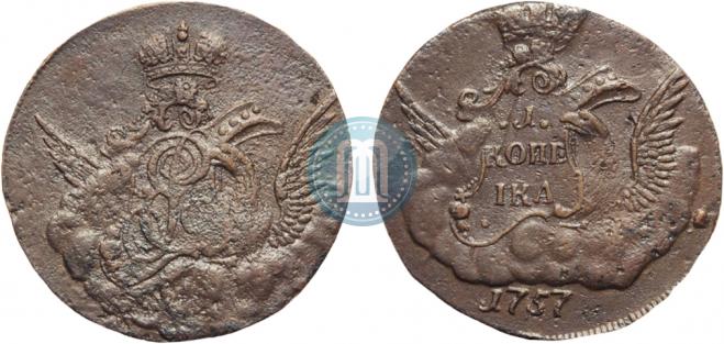 1 kopeck 1757 year