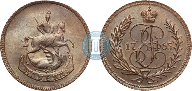 1 kopeck 1765 year
