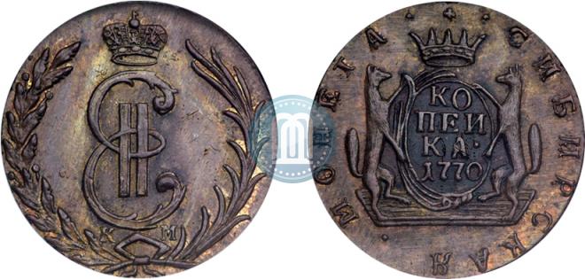 1 kopeck 1770 year