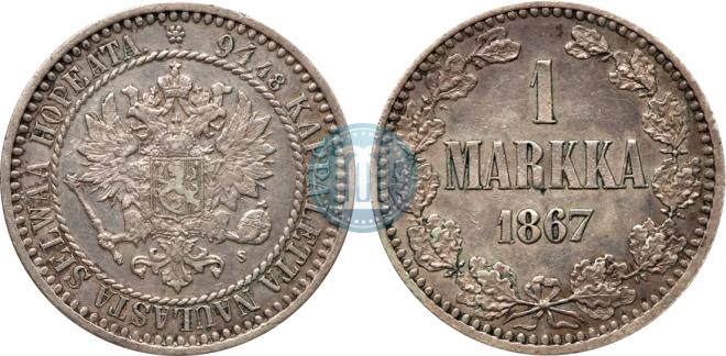 1 марка 1867 года