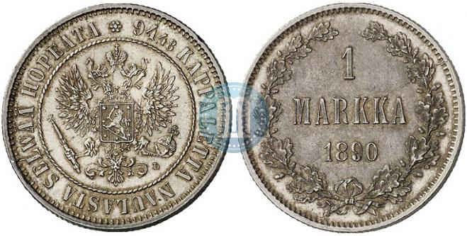 1 марка 1890 года