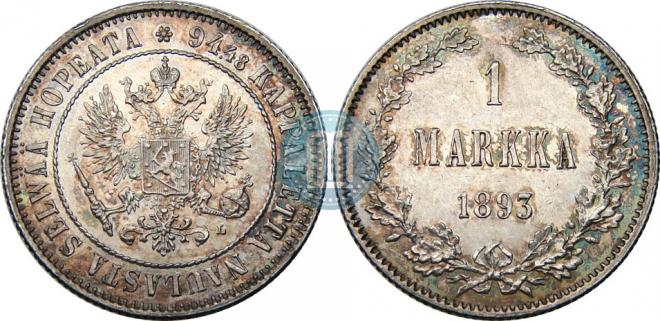 1 марка 1893 года