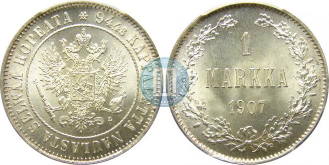 1 марка 1907 года