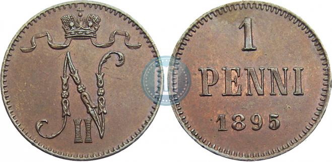 1 пенни 1895 года