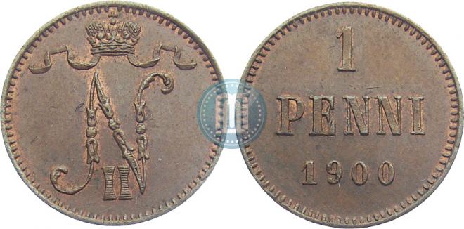 1 penni 1900 year