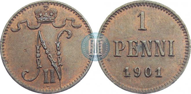 1 penni 1901 year