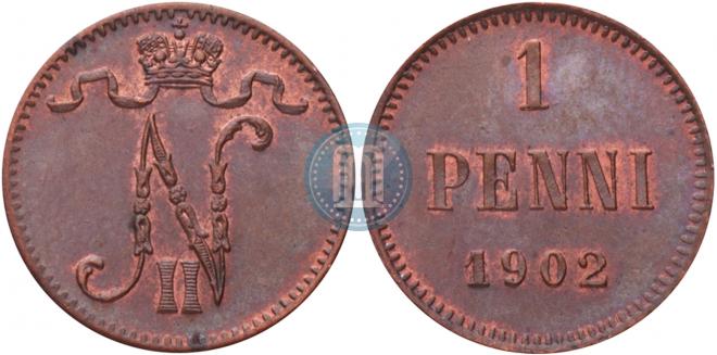1 penni 1902 year
