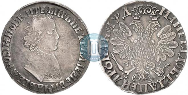 1 рубль 1704 года