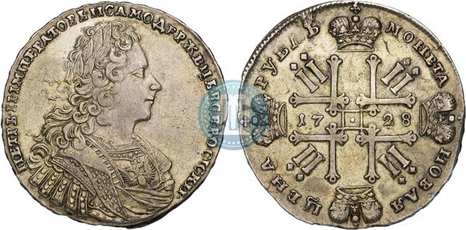 1 рубль 1728 года