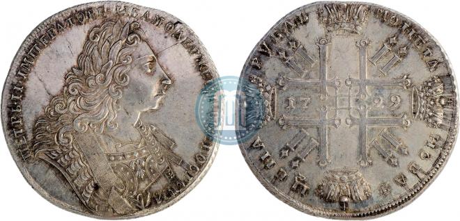 1 рубль 1729 года