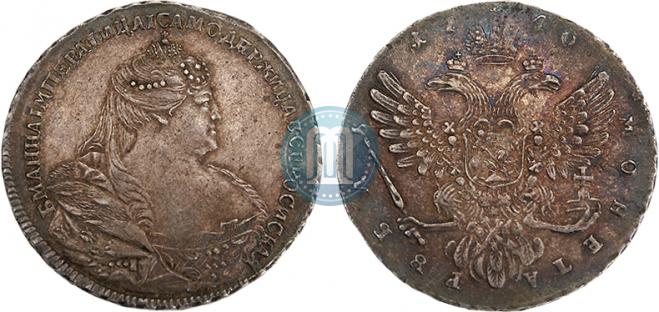 1 рубль 1740 года