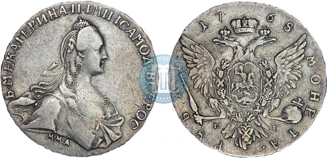1 rouble 1768 year
