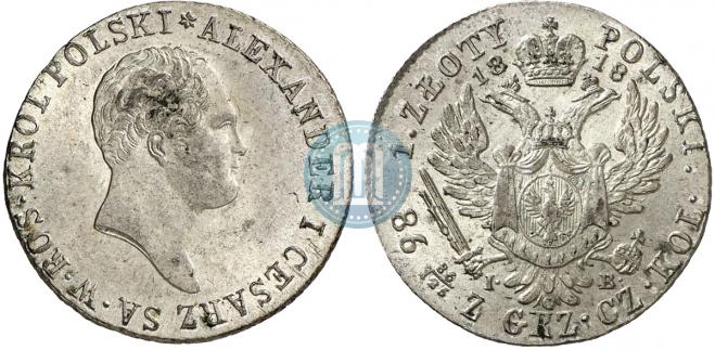 1 złoty 1818 year