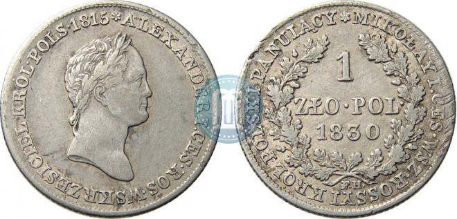 1 złoty 1830 year