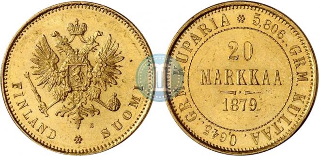 20 марок 1879 года