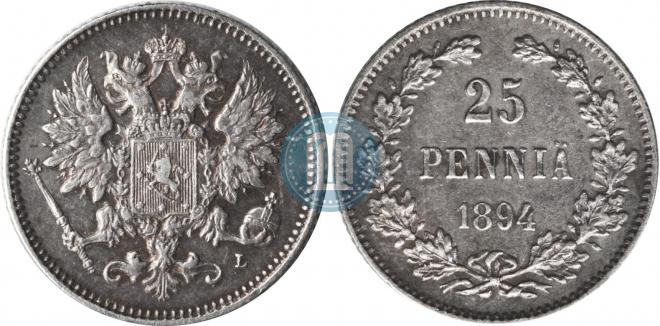25 pennia 1894 year
