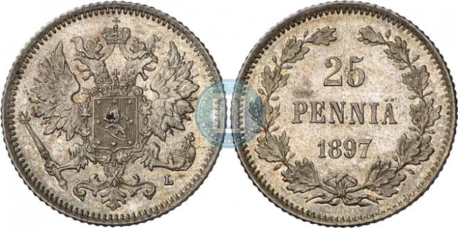25 pennia 1897 year