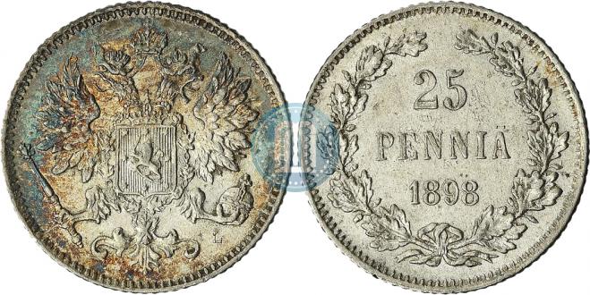 25 пенни 1898 года