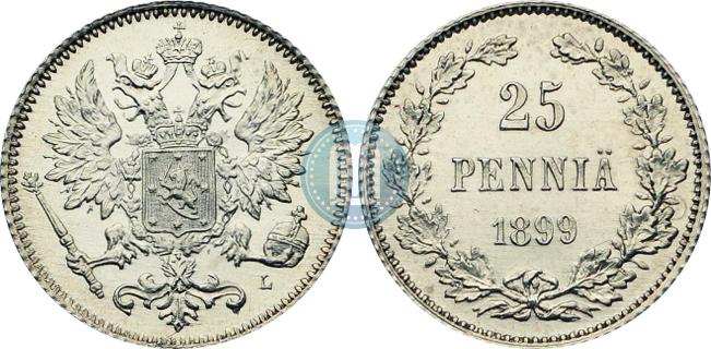 25 пенни 1899 года