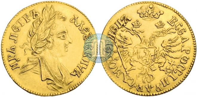 2 червонца 1701 года