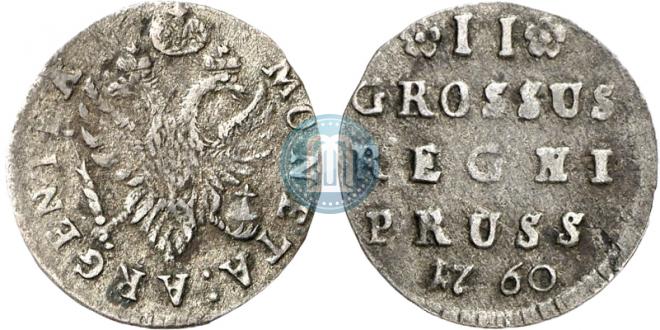 2 grosze 1760 year
