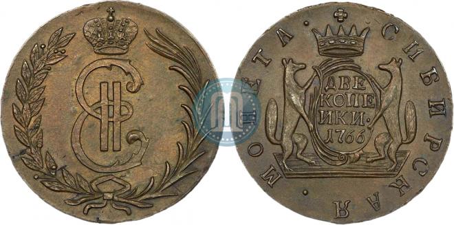 2 копейки 1766 года