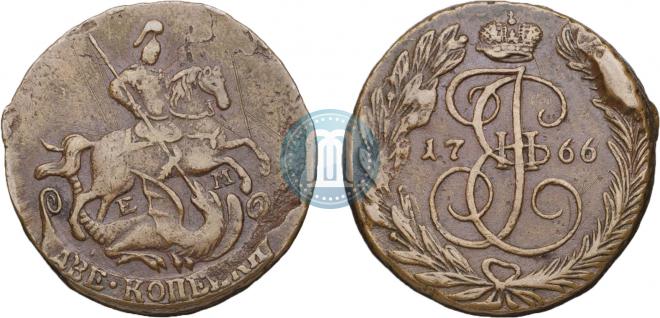 2 копейки 1766 года