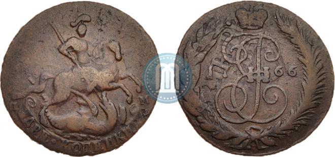 2 копейки 1766 года