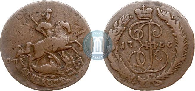 2 kopecks 1766 year