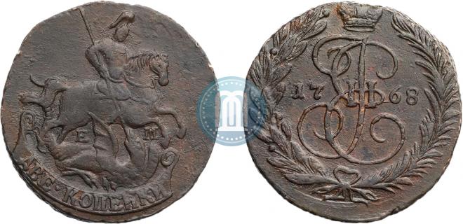 2 kopecks 1768 year