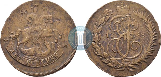 2 kopecks 1788 year