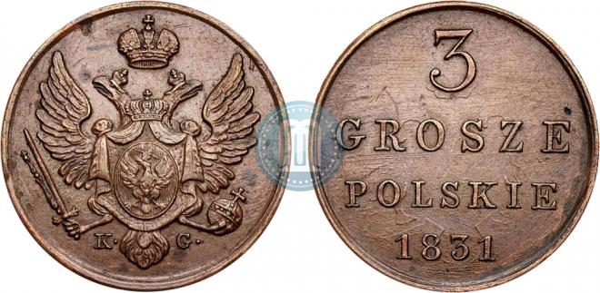 3 grosze 1831 year