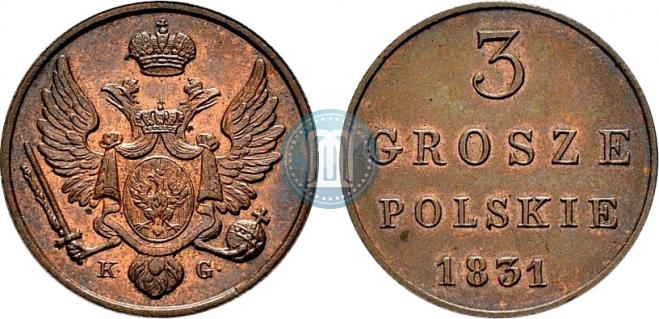 3 grosze 1831 year