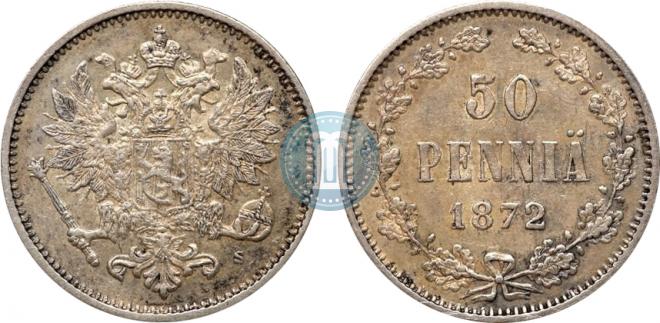 50 пенни 1872 года