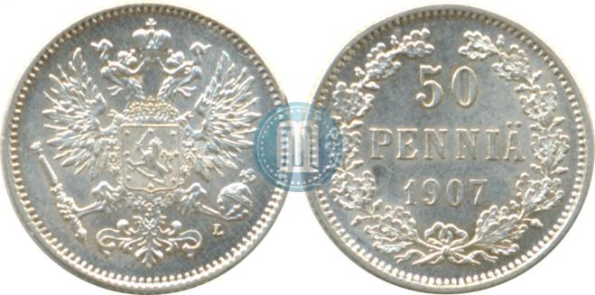 50 пенни 1907 года